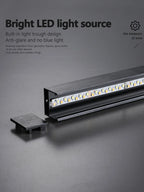 Black Chandelier LED Ceiling Lamp: Nordic Minimalist Square Bedroom Living Room Lighting