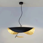 LED Saucer Ceiling Chandelier: Modern & Atmospheric Living Room Pendant Light
