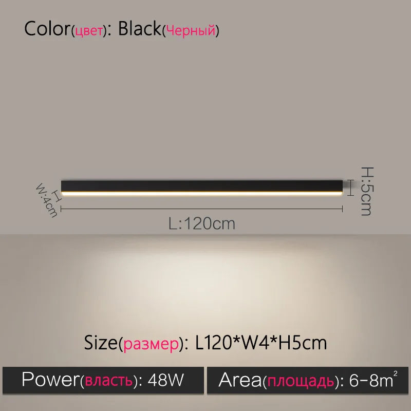 Modern LED Ceiling Lamp for Living Room Kitchen Bedroom Office Lighting