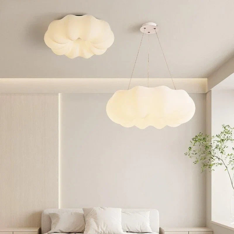 White Cloud LED Chandelier for Children's Room and Living Area