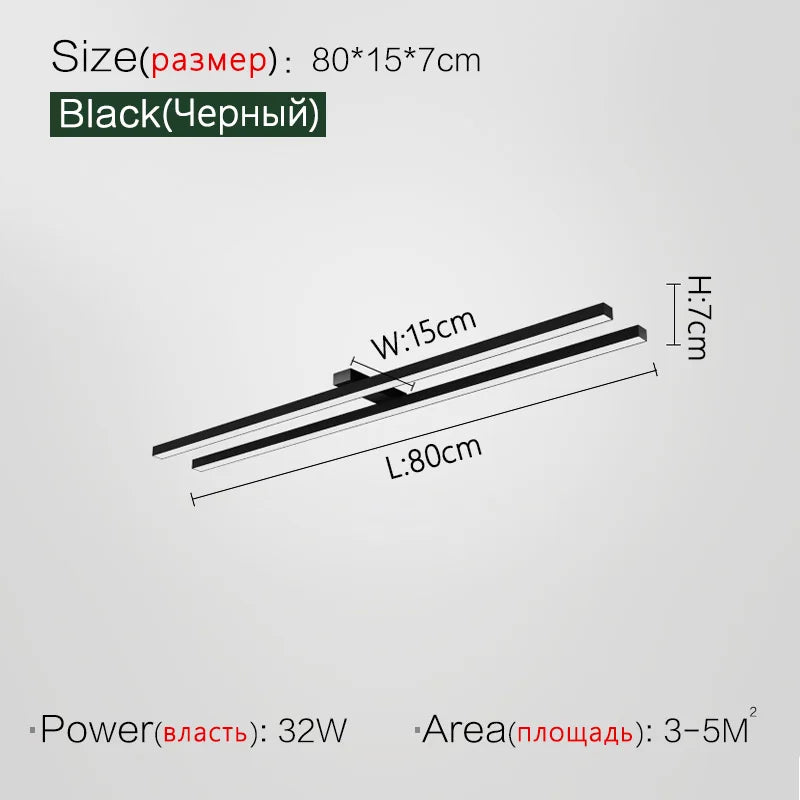 Minimalist Ceiling Lamp: Modern Nordic Bedroom Aisle Balcony Light