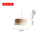 Bohemian Tassel Chandelier: Handmade Nordic Pendant Lamp for Bedroom, Living Room, Kitchen