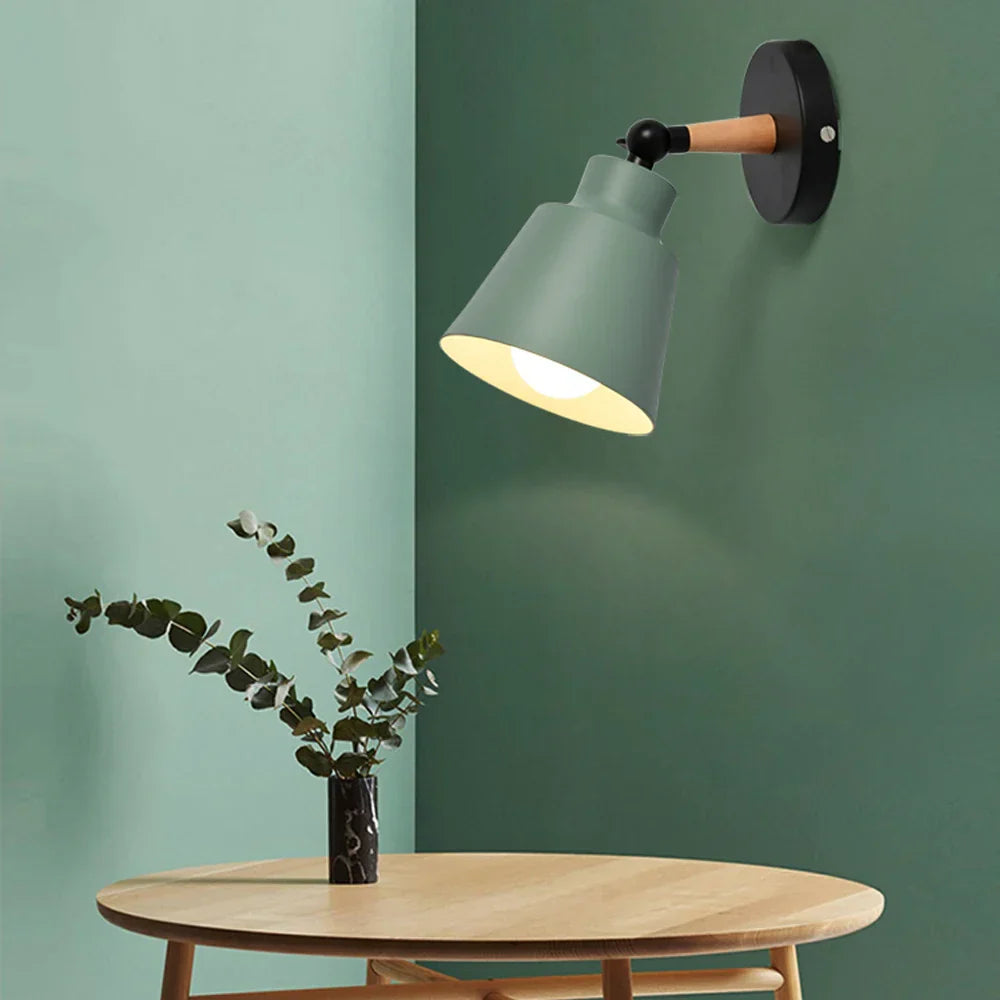Nordic Green Wall Lamp Sconce for Bedroom Living Room Indoor Lighting Afralia™