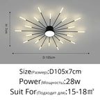 Nordic Gold LED Chandelier Ceiling Lights for Home Lighting