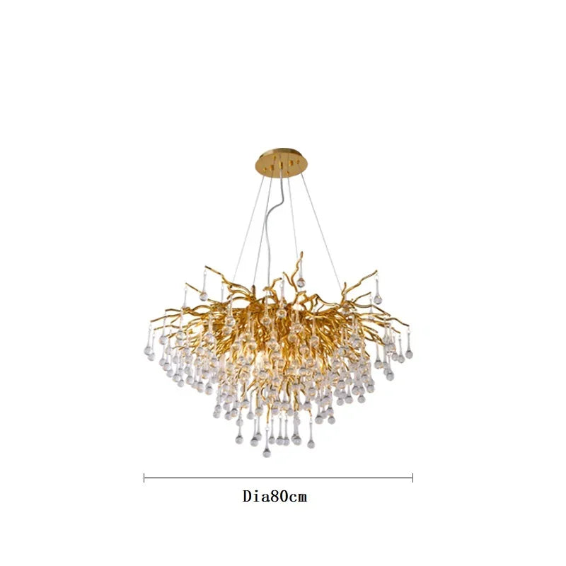 Crystal Ceiling Chandelier: Modern Luxury for Living, Dining, Bedroom, Hotel, Hall Décor