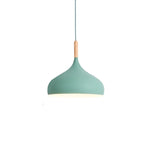 Wood Pendant Light: Modern Nordic Kitchen Ceiling Lamp for Dining Room & Coffee Bar
