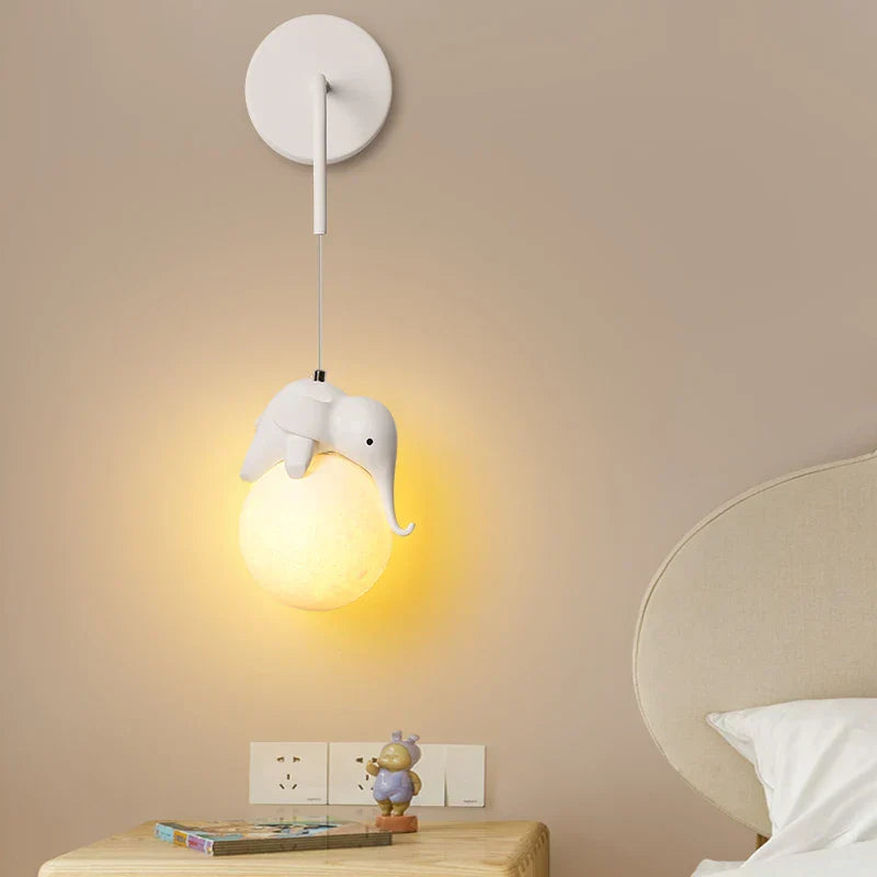 Bear Bedroom Wall Lamp: Modern Chandelier for Living Room, Study & Dining Room