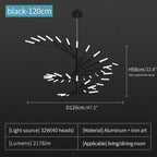 Fireworks LED Chandelier Light for Indoor Living Dining Bedroom Hall Decor