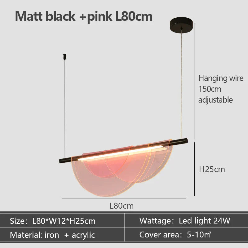 Nordic Minimalist LED Chandelier for Dining Room Table Pendant Lights