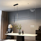 Dimmable LED Pendant Lights: Modern Minimalist Chandelier for Kitchen, Office, Dining Room