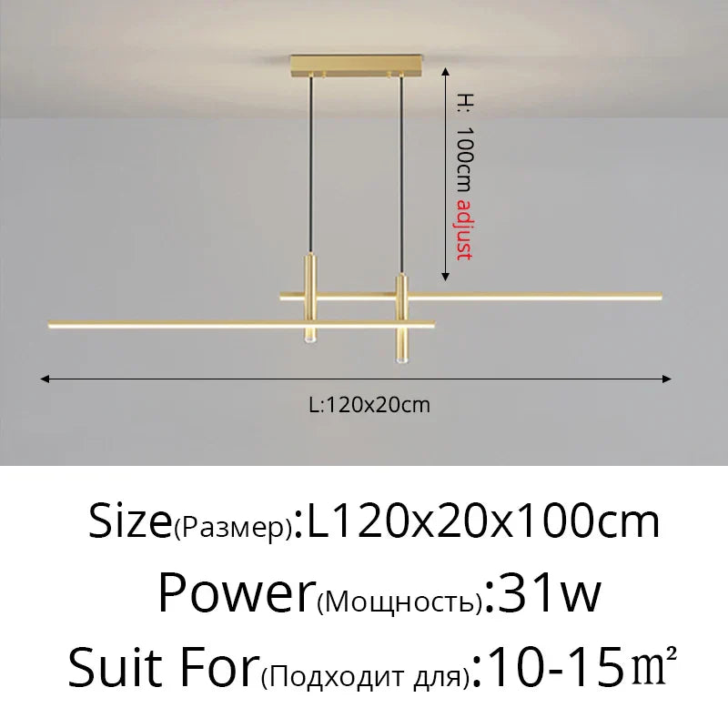 Modern LED Pendant Lights Dining Room Bar Counter Chandelier