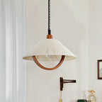 Wood Ceiling Pendant Lights for Kitchen Bedroom, Elegant Retractable Chandelier for Home Decor