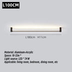 LED Strip Wall Lamp for Living Room Bedroom Ceiling, Modern Minimalist Atmosphere