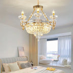Crystal Luxury Chandelier for European Style Living Room, Bedroom, and Stairwell
