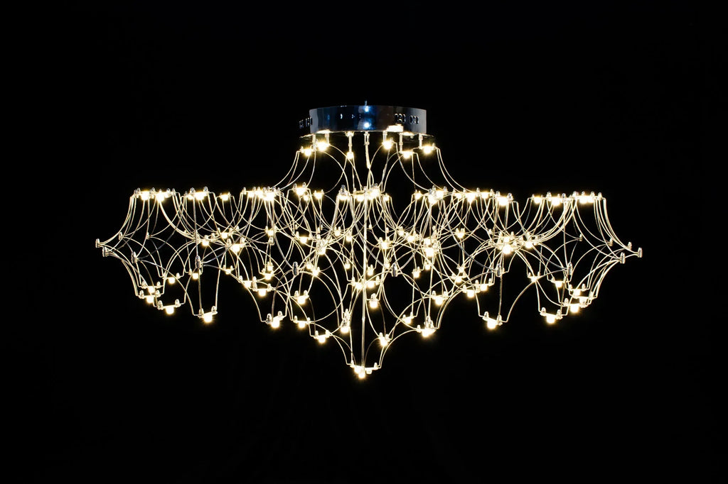 Starry Crystal Chandelier Ceiling Light for Luxury Living Spaces
