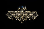 Starry Crystal Chandelier Ceiling Light for Luxury Living Spaces