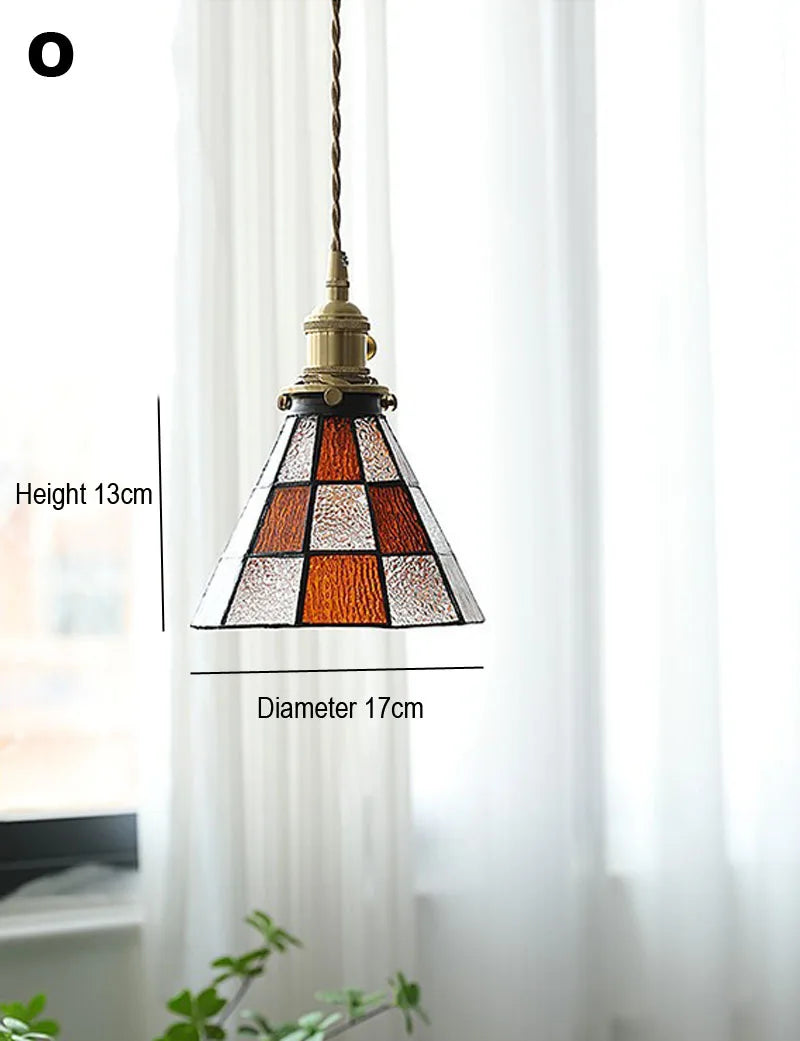Nordic Wooden Glass Pendant Chandelier for Bedroom Living Dining Room