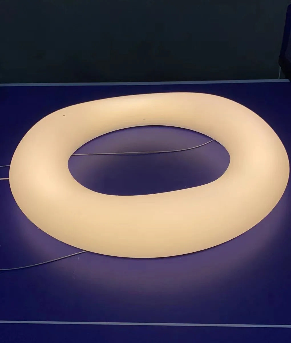 Cloud Pendant Light: Nordic Minimalist Doughnut Chandelier for Living Room & Kid's Bedroom