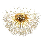 Nordic Dandelion Crystal Ceiling Lamp for Bedroom Living Room Dining Room