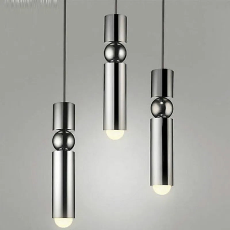 Modern Nordic Villa GU10 Pendant Lights Gold/Chrome/Black Metal Indoor Fixtures