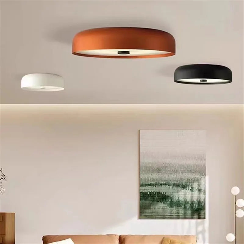 Eyelight Ceiling Light - Minimalist Orange/Black/White Dining Room Kitchen Lighting