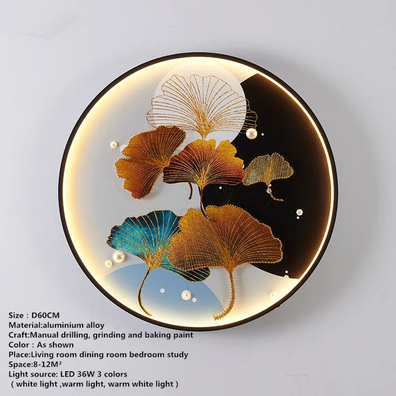 Chinese Picture Wall Decoration Lamp - Modern LED Lighting for Home Décor
