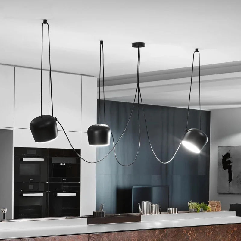 Industrial Spider Pendant Lamp for Living Room, Bedroom, Kitchen - Nordic Style