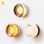 Round Glass LED Wall Sconce for Indoor Outdoor Lighting Décor
