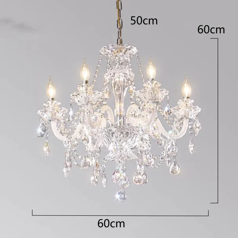 Crystal Chandelier: Modern Home Decoration Pendant Lights for Living & Dining Room