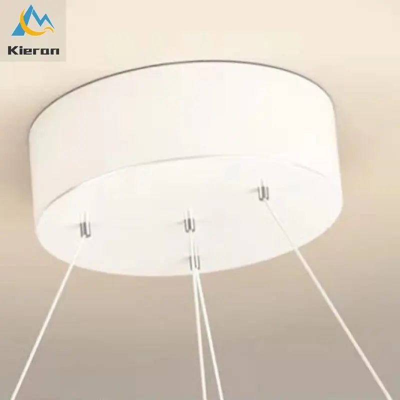 Saturn LED Chandelier: Nordic Modern Style for Bedroom, Study, Dining & Living Room