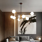 Modern Nordic Black LED Chandelier for Home Decor - Ceiling Lamp