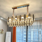 Crystal Chandelier: Post Modern Luxury Light for Living Room, Bedroom, Kitchen & Dining Room