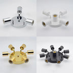 Minimalist Ceramic E27 Ceiling Lights in Gold/Chrome/White/Black, 3-8 Heads Lighting Fixture