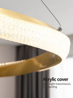 Modern Minimalist Circle Chandelier - Luxury Italian Ring Lamps