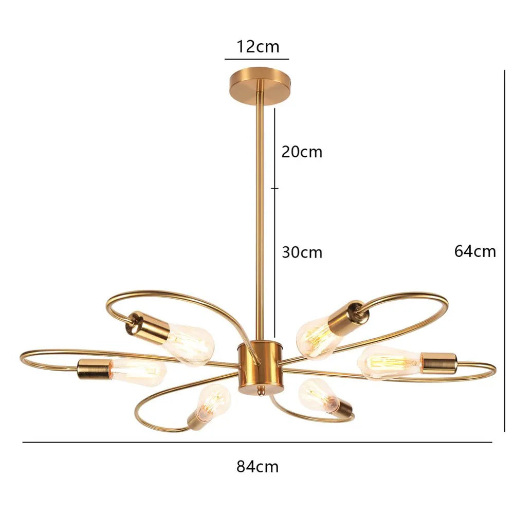 Modern LED Ceiling Chandeliers for Living Room Dining Bedroom - Nordic Pendant Light