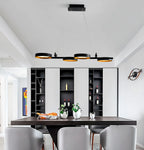 Metal Acrylic Modern Pendant Chandelier LED Light for Living Room Wall Decor