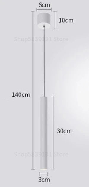 Modern Minimalist LED Pendant Lights for Living Room and Bedside