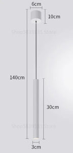 Modern Minimalist LED Pendant Lights for Living Room and Bedside