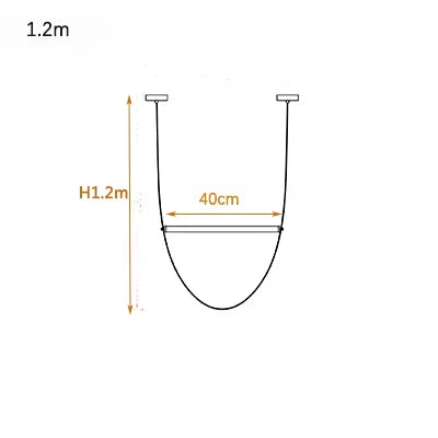 Afralia Leather Belt Chandelier: Modern Glass Tube Designer Lighting for Home, Restaurant & Villa