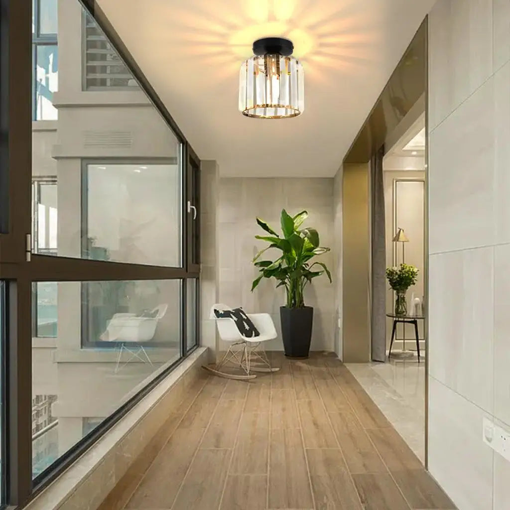 Crystal Pendant Chandelier: Elegant Lighting for Home, Shop, and Cafe