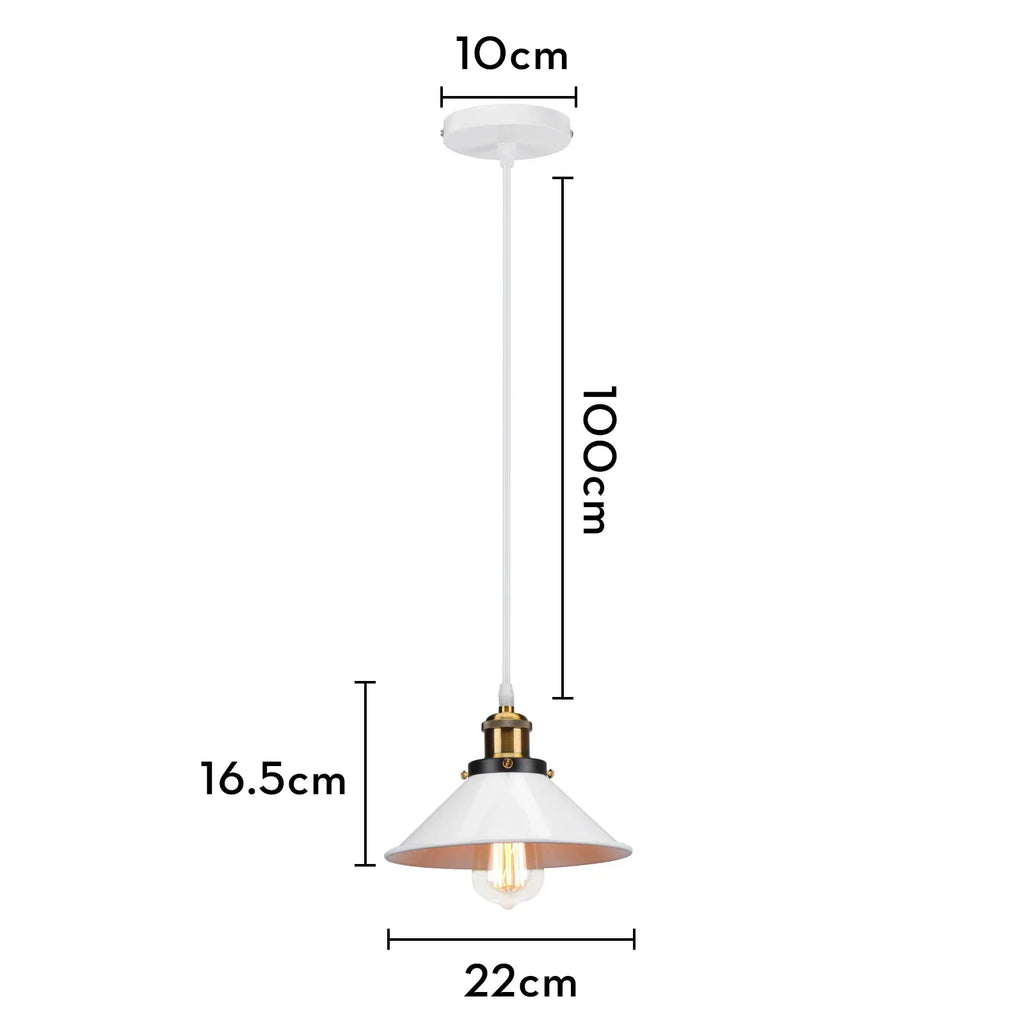 Iron Pendant Light for Dining Room, Kitchen, and Bedroom