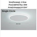 Modern Minimalist Ceiling Light with Remote Control for Living Room Dining Room