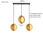 Wabi Sabi Wooden LED Pendant Lights for Home Decor and Lighting