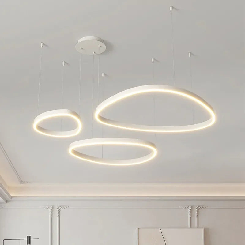 Nordic Living Room Irregular LED Pendant Lights, Minimalism Design