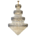European-Style Duplex Villa Loft Crystal Chandelier - High-End Luxury Lighting Solution