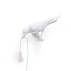 Designer Bird Wall Lamp Modern Resin White Black LED Light Bedroom Living Room