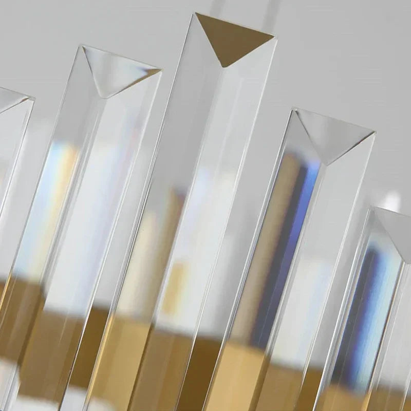 Shiny Crystal Chandelier Dimmable LED Luxury Ceiling Light