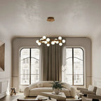 Retro Wood Twig LED Chandelier Pendant Light for Dining Room Kitchen Decoration