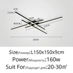 Modern Minimalist LED Ceiling Strip Lights for Living Room, Kitchen, Bedroom