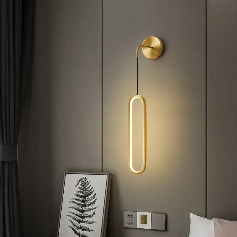 Modern LED Wall Lamps for Bedroom Living Room Stairs Corridor Interior Lighting